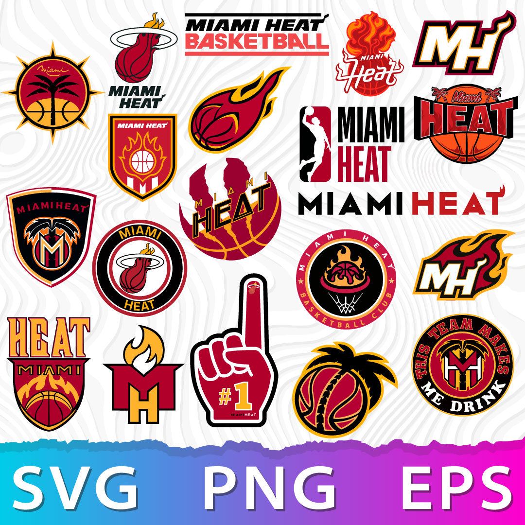 Miami Heat Logo SVG fore Cricut, Miami Heat PNG, Miami Heat Emblem, Miami Heat Logo Transparent