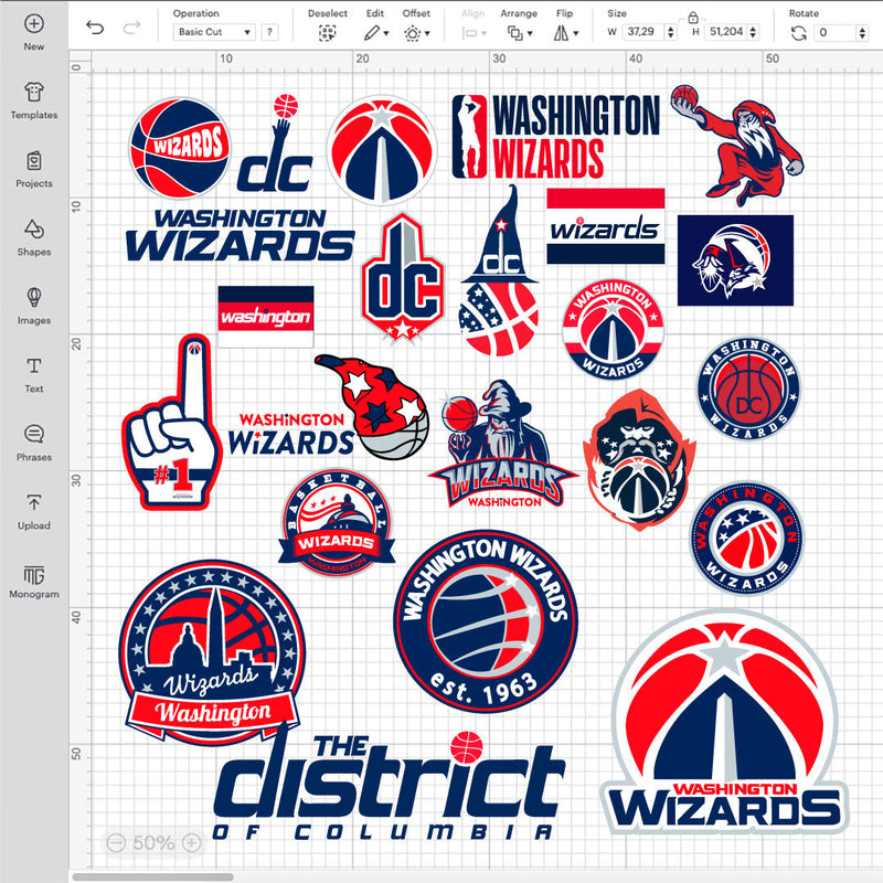 Washington Wizards SVG Bundle