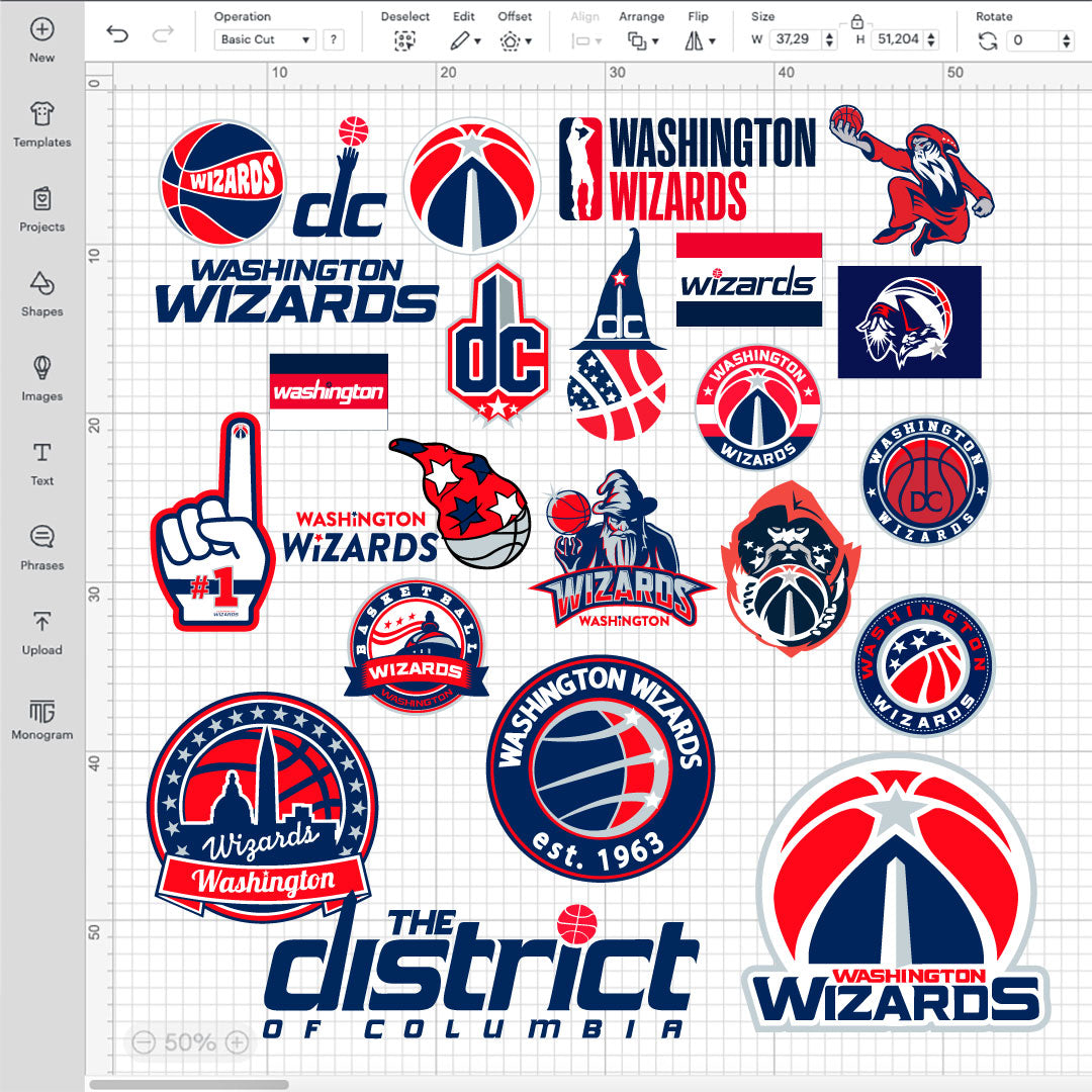 Washington Wizards Logo SVG, Wizards Logo PNG, Wizards NBA Logo, DC Wizards Logo