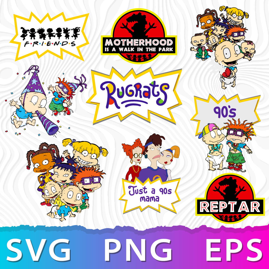 Signature Rugrat Rugrats SVG, Rugrats PNG Logo, Rugrats Logo Transparent – Printy Studio