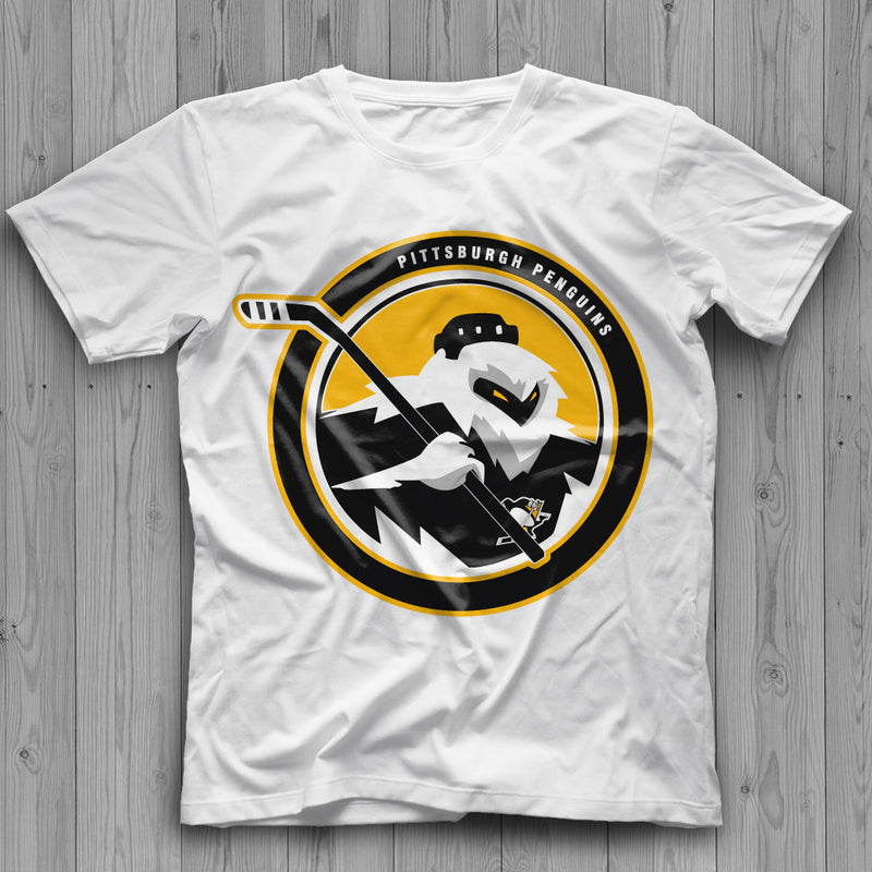 Pittsburgh Penguins Logo SVG, Penguins Logo PNG, Penguin Logo Hockey, Pittsburgh Penguins Emblem