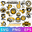 Pittsburgh Penguins Logo SVG, Penguins Logo PNG, Penguin Logo Hockey, Pittsburgh Penguins Emblem