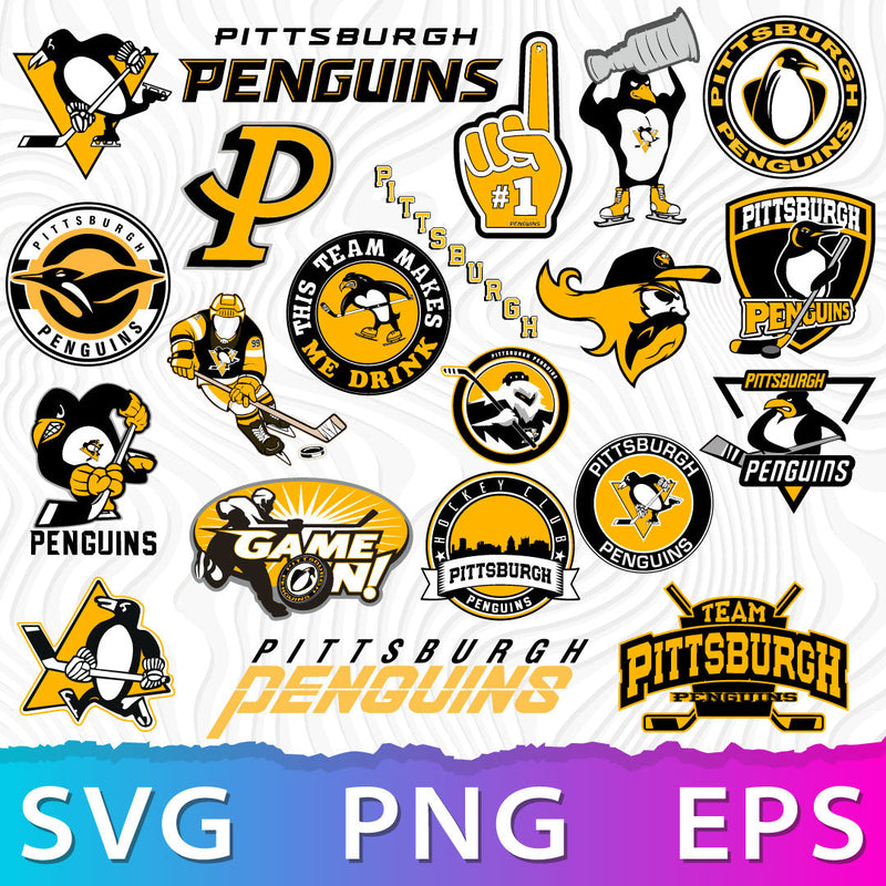 Pittsburgh Penguins Logo SVG, Penguins Logo PNG, Penguin Logo Hockey