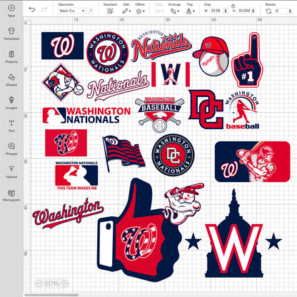 Washington Nationals Logo SVG, Nationals Logo PNG, Washington Nationals Emblem