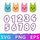 Gabby Dollhouse Alphabet SVG, Gabby Dollhouse Font PNG, Cricut Dollhouse Numbers SVG