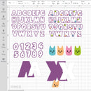 Gabby Dollhouse Alphabet SVG, Gabby Dollhouse Font PNG, Cricut Dollhouse Numbers SVG