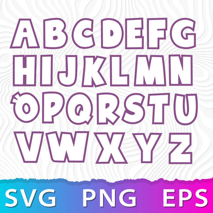 Gabby Dollhouse Alphabet SVG, Gabby Dollhouse Font SVG, Cricut Dollhouse Numbers PNG