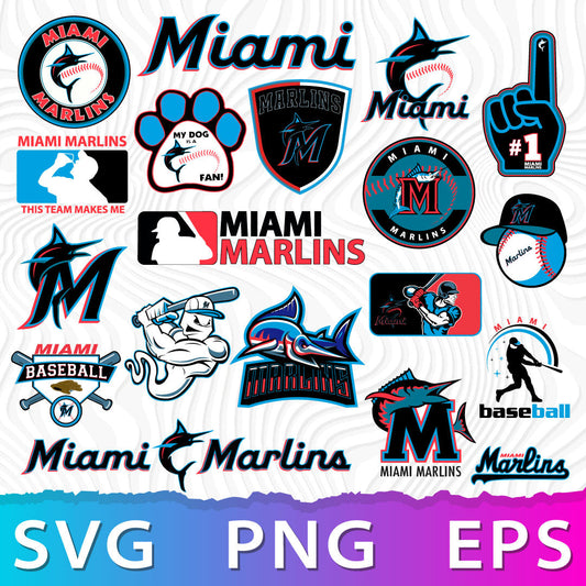 Miami Marlins Logo SVG, Marlins PNG, Miami Marlins Logo Transparent, Miami Marlins Emblem