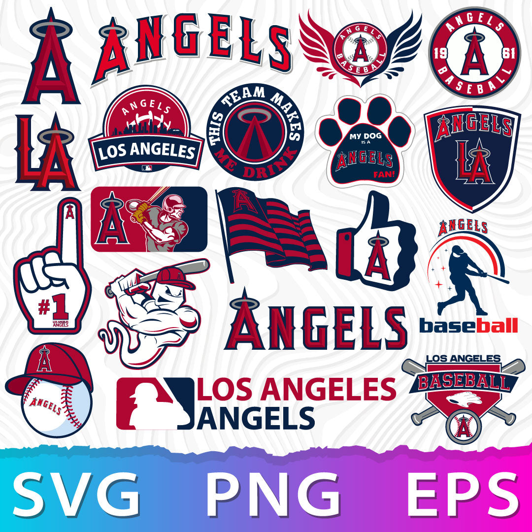 Los Angeles Angels Logo SVG, LA Angels Logo PNG, LA Angels Emblem, Angels Logo Transparent
