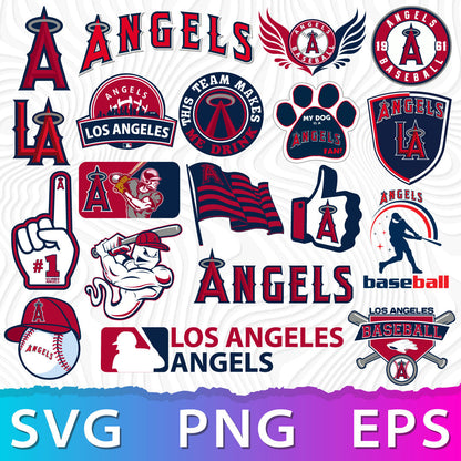 Los Angeles Angels Logo SVG, LA Angels Logo PNG, Angels Logo Transparent