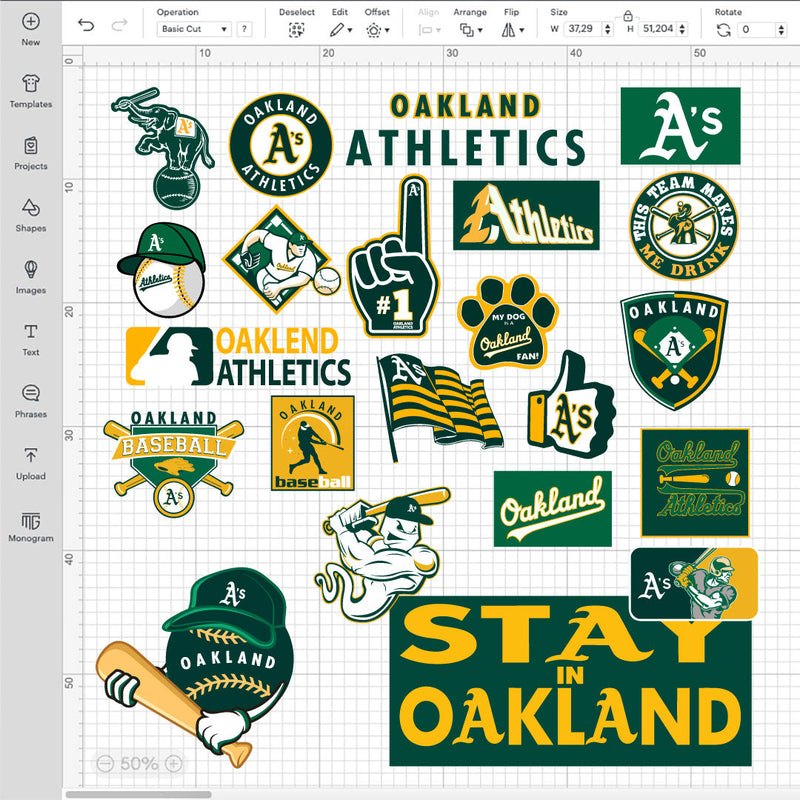 Oakland Athletics Logo SVG, Oakland A's PNG Logo Transparent