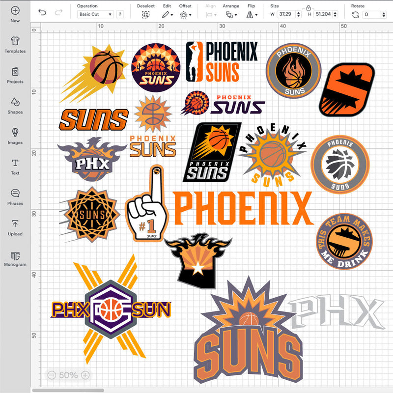 Phoenix Suns SVG Bundle