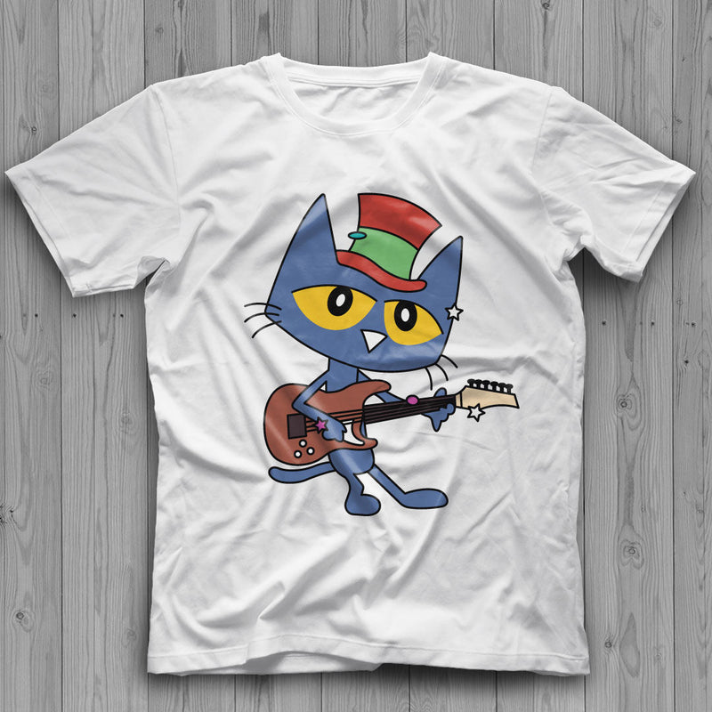 Pete The Cat SVG, Pete The Cat Bundle, Pete The Cat PNG, Pete The Cat Transparent Background