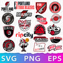 Portland Trail Blazers Logo SVG, Trail Blazers PNG Logo Transparent