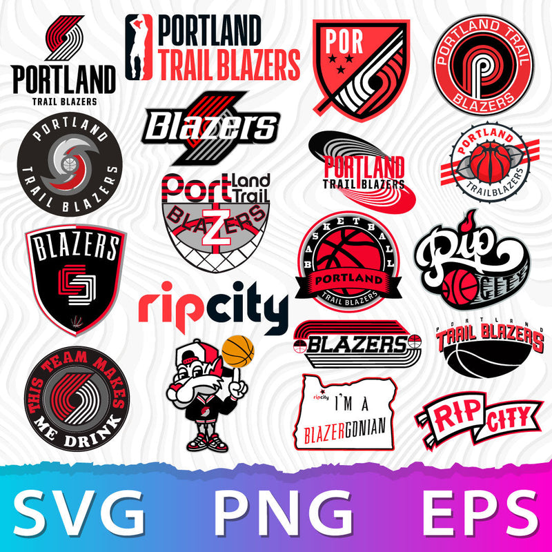 Portland Trail Blazers Logo SVG, Trail Blazers PNG Logo Transparent