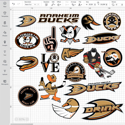 Anaheim Ducks Logo SVG, Ducks Nhl Logo PNG, Mighty Ducks Emblem, Anaheim Ducks