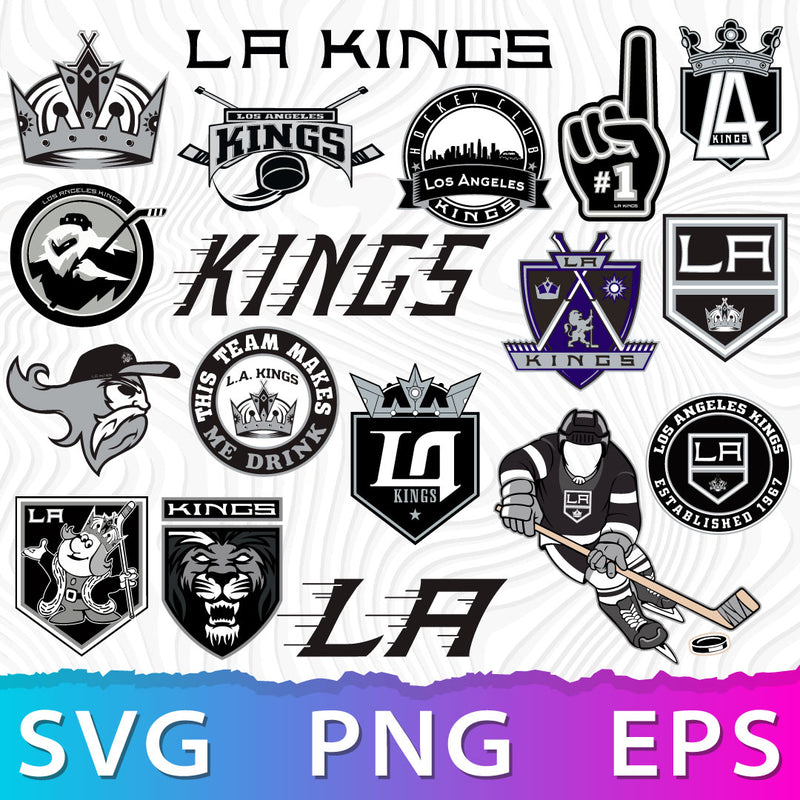 Los Angeles Kings Logo SVG, LA Kings PNG Logo, LA Kings Hockey, Kings NHL Logo Vector