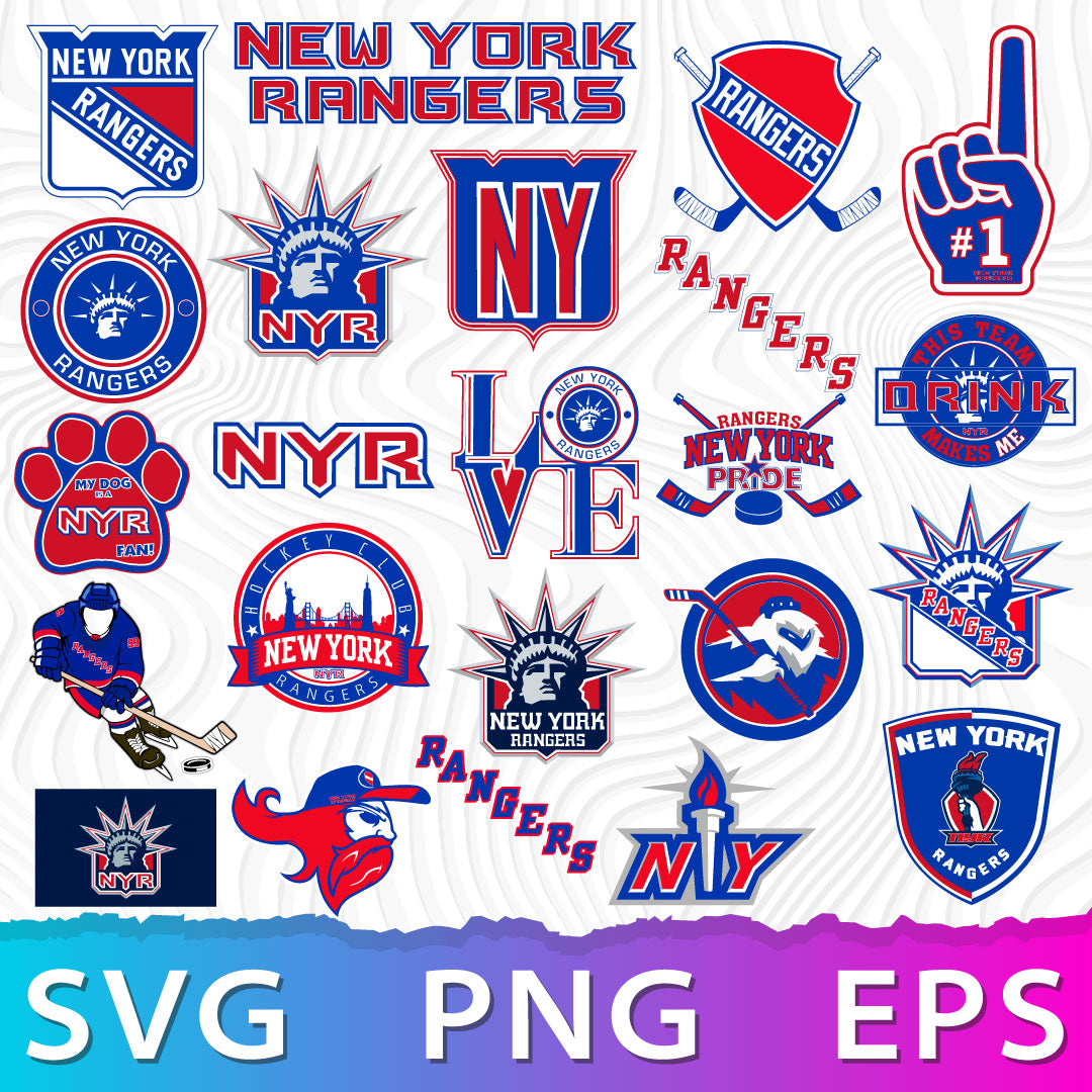 New York Rangers Logo SVG, NY Rangers Logo, New York PNG Transparent, New York Rangers Symbol