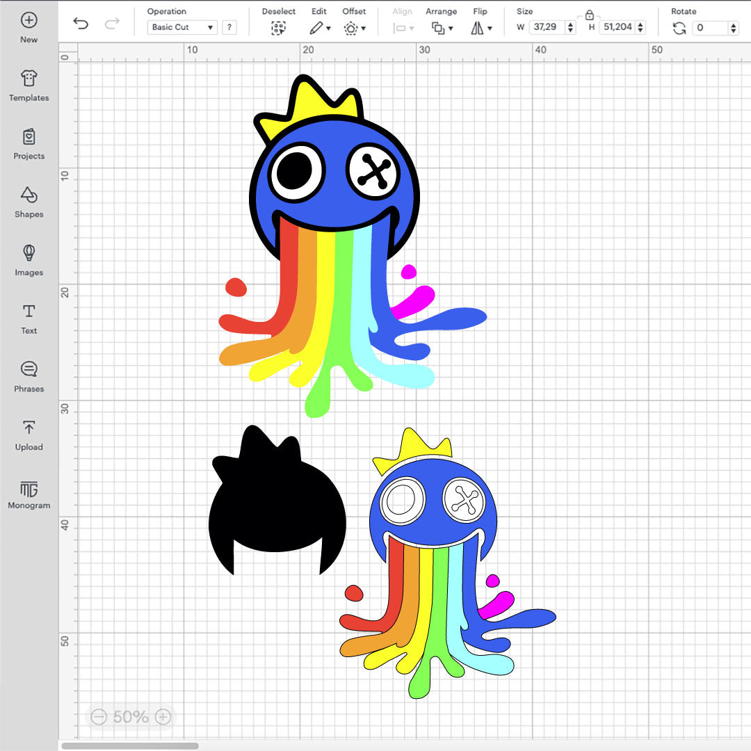 Blue SVG, Rainbow Friends SVG, Rainbow Friends Cricut, Rainbow Friends PNG, Rainbow Friends Roblox, Roblox SVG