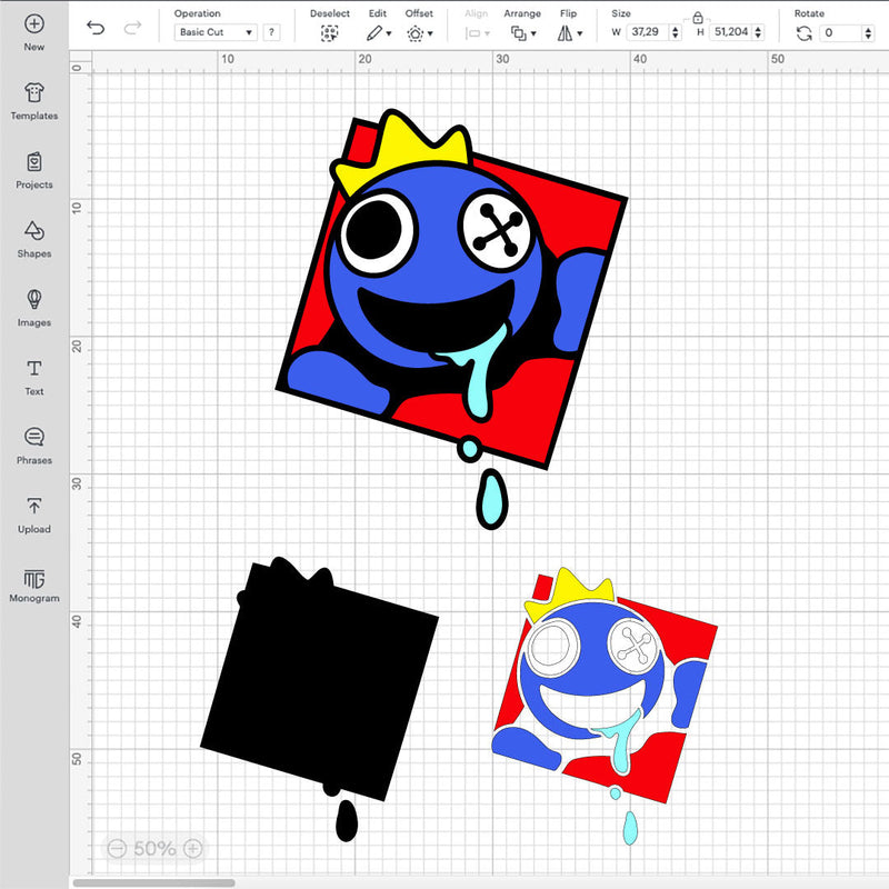 Rainbow Friends Roblox Blue SVG, Rainbow Friends Cricut, Rainbow Friends PNG, Rainbow Friends Roblox, Roblox SVG