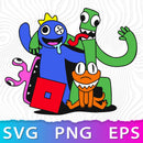 Rainbow Friends SVG, Rainbow Friends Cricut, Rainbow Friends PNG, Rainbow Friends Roblox, Roblox SVG