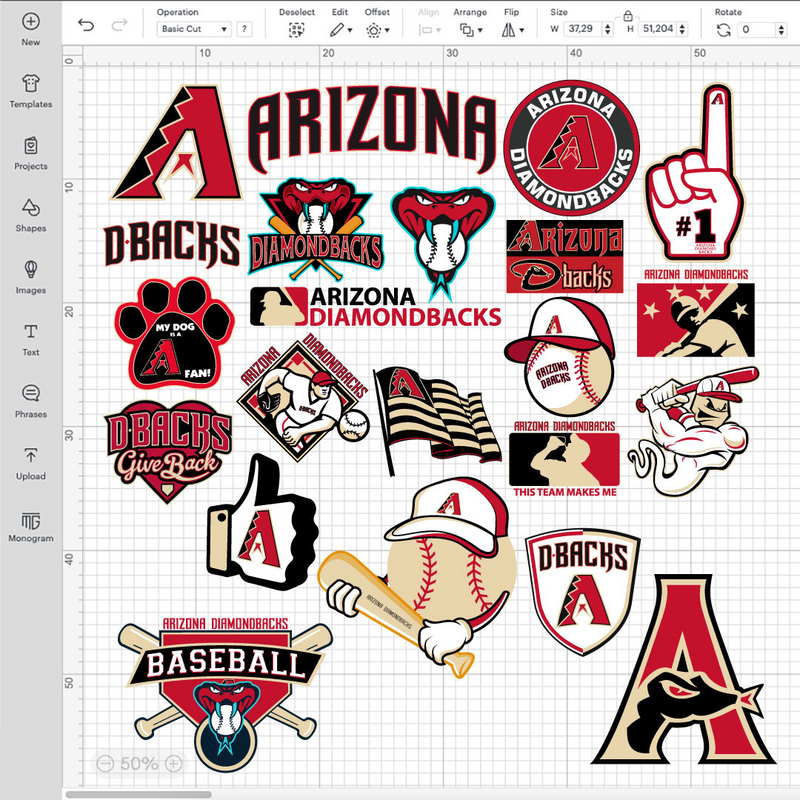 Daimondbacks Lettering Arizona Diamondbacks Logo SVG, Diamondbacks Logo PNG, Diamondbacks Bas