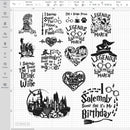 Harry Potter SVG Bundle, Harry Potter Sayings SVG, Harry Potter Logo Transparent, Harry Potter Silhouette