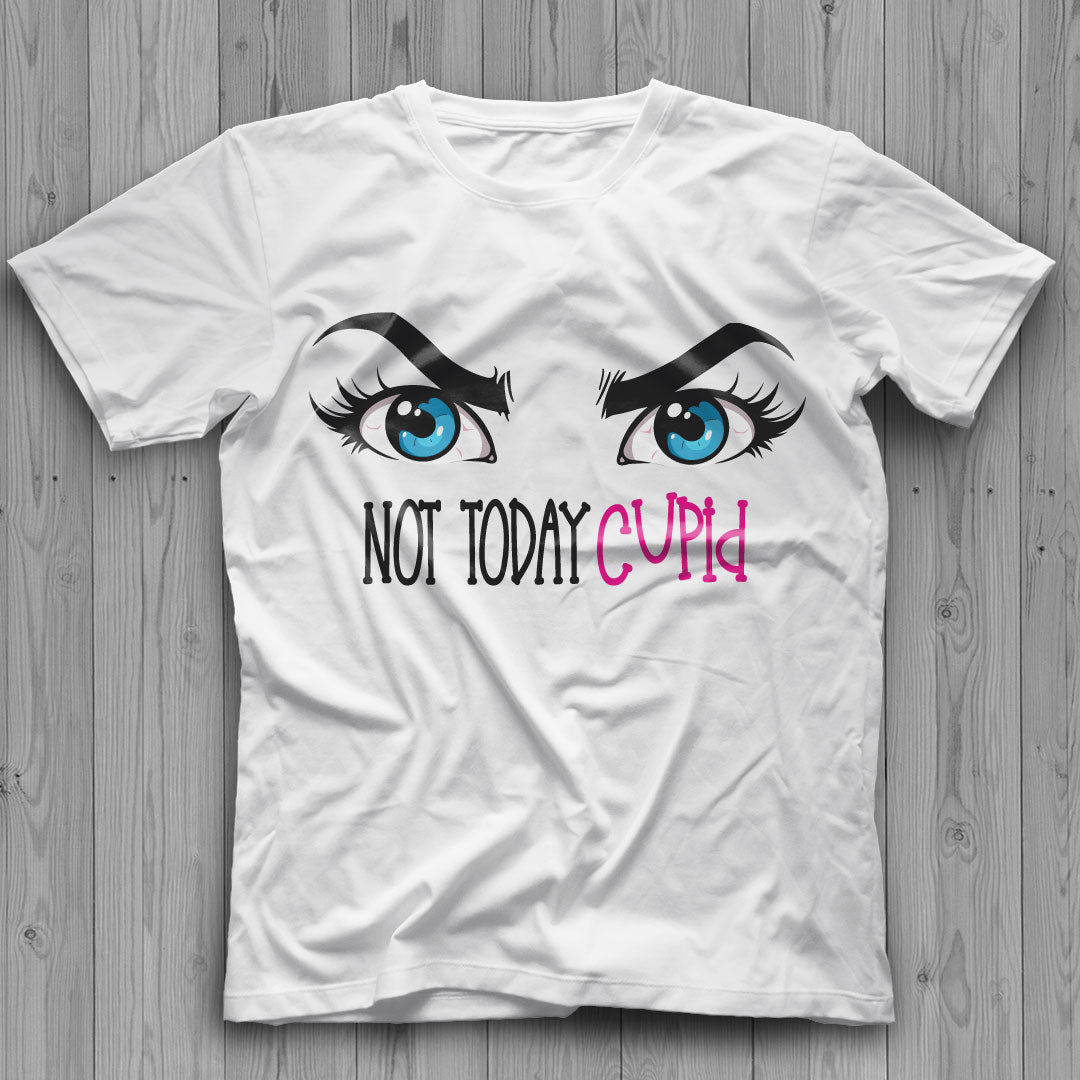 Not Today Cupid Layered SVG, Anti Valentine SVG, Not Today SVG, Cupid PNG Transparent
