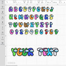 Among Us Letters SVG, Cricut SVG, Among Us Alphabet SVG, Bubble Letters, Among Us Letter Character