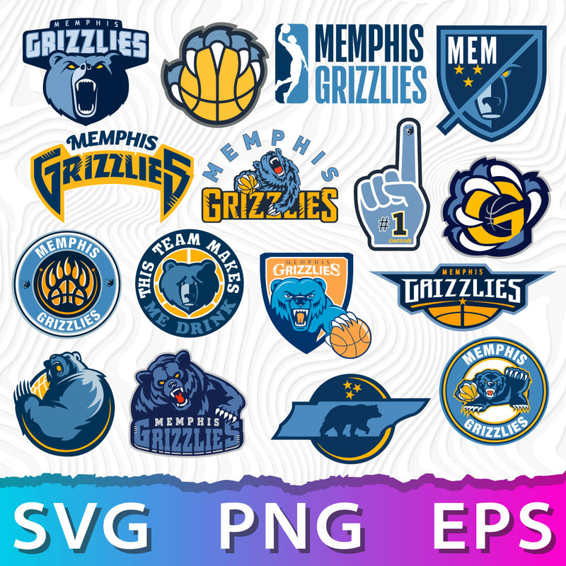 Memphis Grizzlies Logo SVG, Grizzlies Basketball PNG, Memphis Grizzlies Symbol, NBA Grizzlies