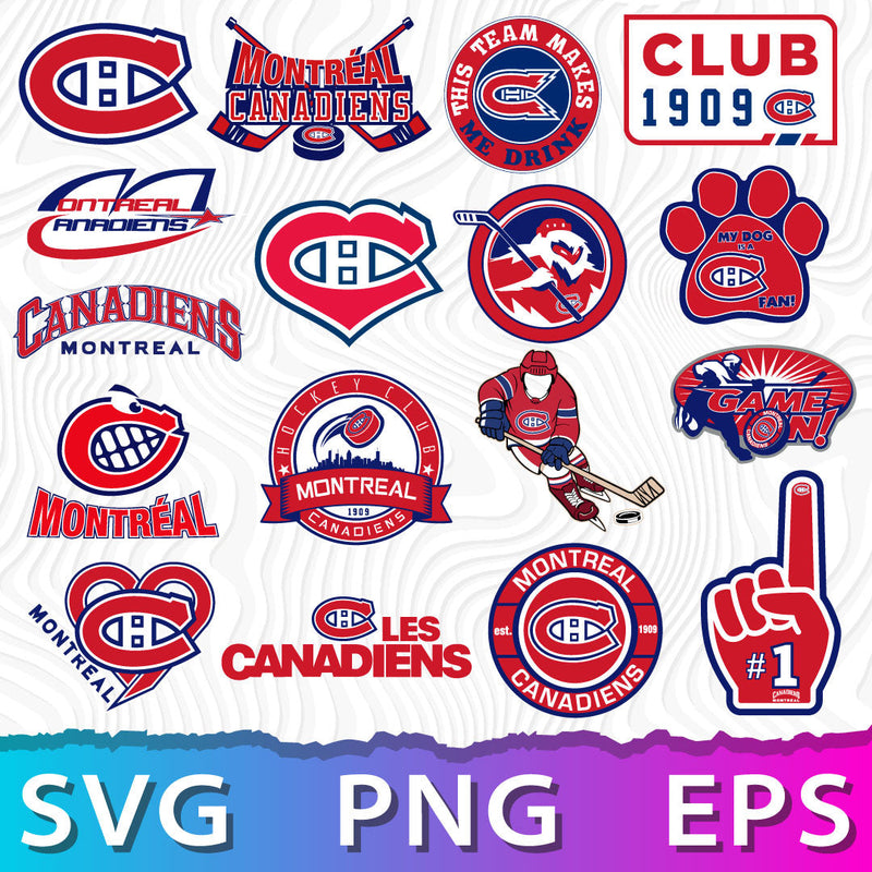 Montreal Canadian Logo SVG, Canadiens PNG, Montreal Logo, Anadiens Logo For Cricut