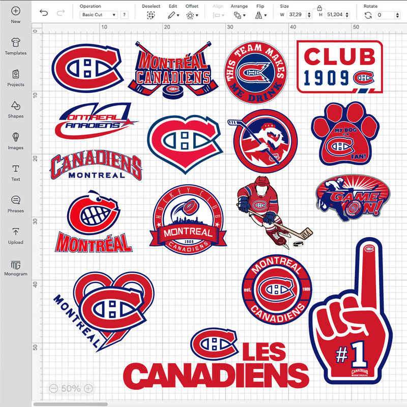 Montreal Canadian Logo SVG, Canadiens PNG, Montreal Logo, Anadiens Logo For Cricut