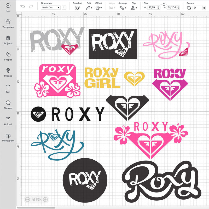 Roxy Logo SVG, Quiksilver Roxy Logo, Logo Roxy PNG, Roxy Symbol, Roxy Logo Vector For Cricut