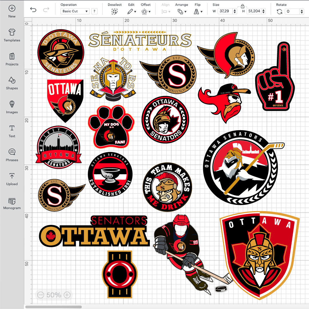 Ottawa Senators SVG Bundle