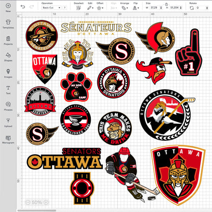Ottawa Senators SVG Bundle