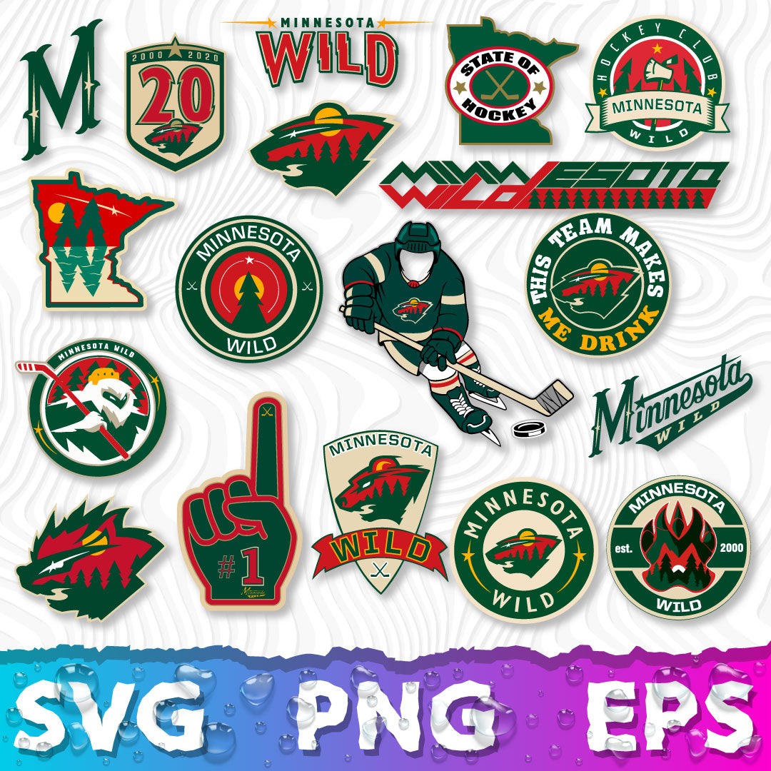 Minnesota Wild Logo SVG, Mn Wild Logo, Minnesota Wild Emblem, Minnesota Wild PNG, Minnesota Wild Logo Transparent