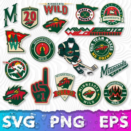 Minnesota Wild Logo SVG, Mn Wild Logo, Minnesota Wild Emblem, Minnesota Wild PNG, Minnesota Wild Logo Transparent