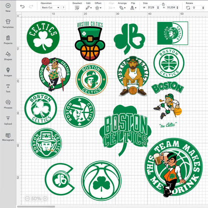 Boston Celtics Logo SVG, NBA Celtics Logo, Boston Celtics PNG, Printable Celtics Logo Transparent