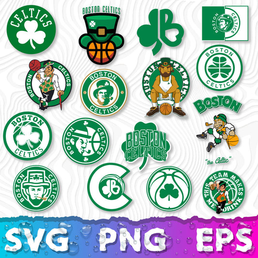 Boston Celtics Logo SVG, NBA Celtics Logo, Boston Celtics PNG, Printable Celtics Logo Transparent