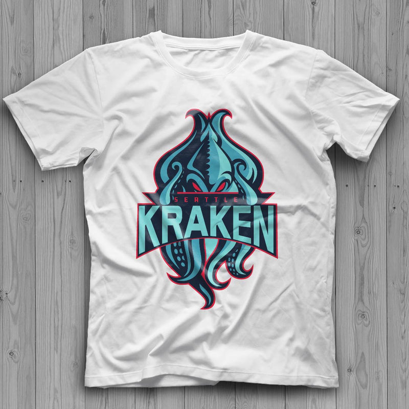 Seattle Kraken Logo SVG, Kraken Logo NHL, Seattle Kraken PNG, Kraken Vector Logo, Seattle Kraken Logo Transparent