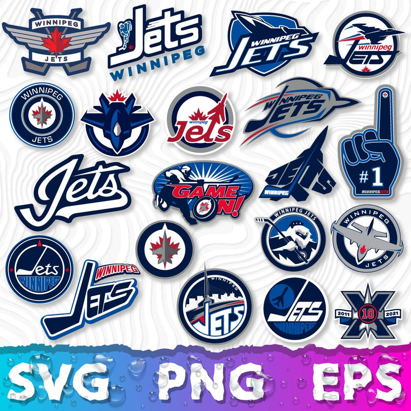 Winnipeg Jets Logo SVG, Winnipeg Jets PNG, Winnipeg Jets Symbol, Fighter Jet SVG