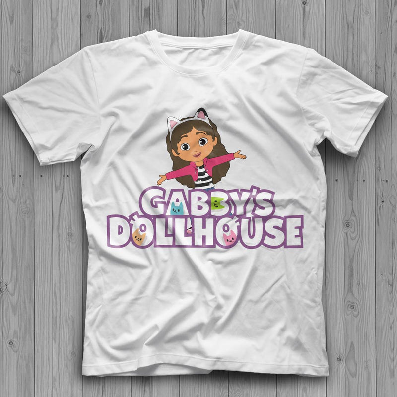 Gabby Dollhouse SVG Bundle, Gabbys Dollhouse Clipart, Gabbys dollhouse Cricut Files, Gabby dollhouse SVG For Cricut