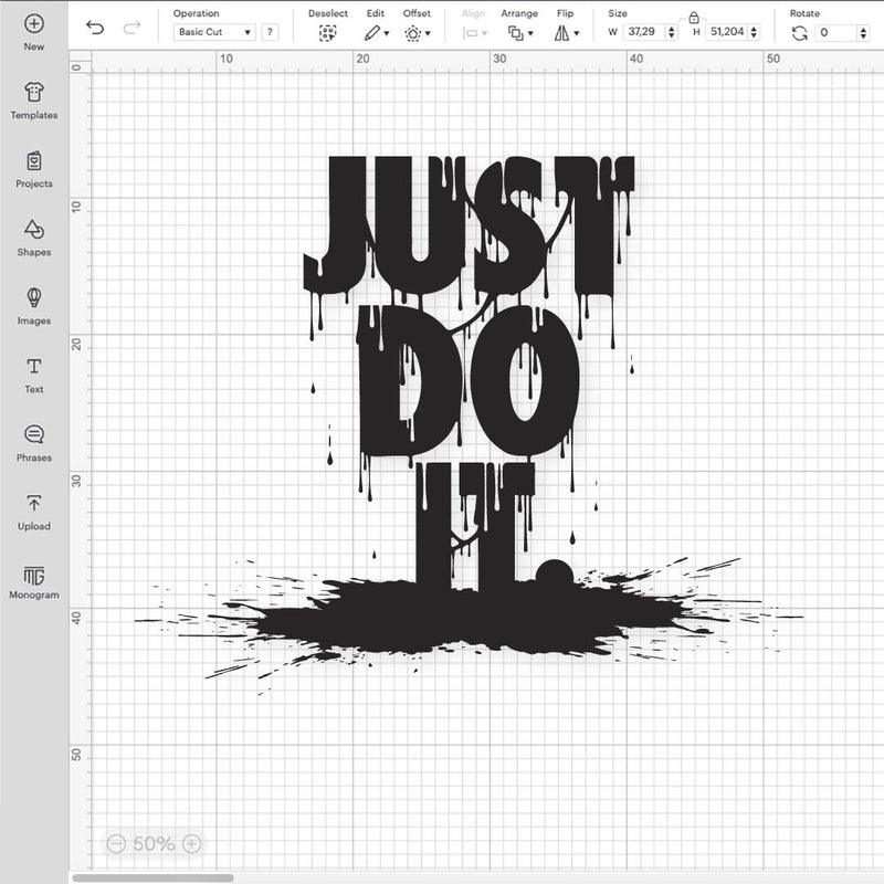 Just Do It Drip SVG, Just Do It PNG, Nike Sign Dripping, Dripping Nike