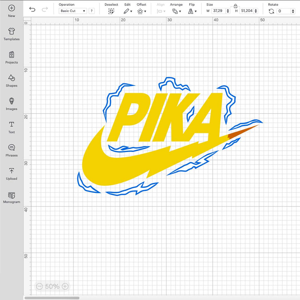 Nike Pikachu SVG, Pokemon Nike Swoosh, Pokemon x Nike