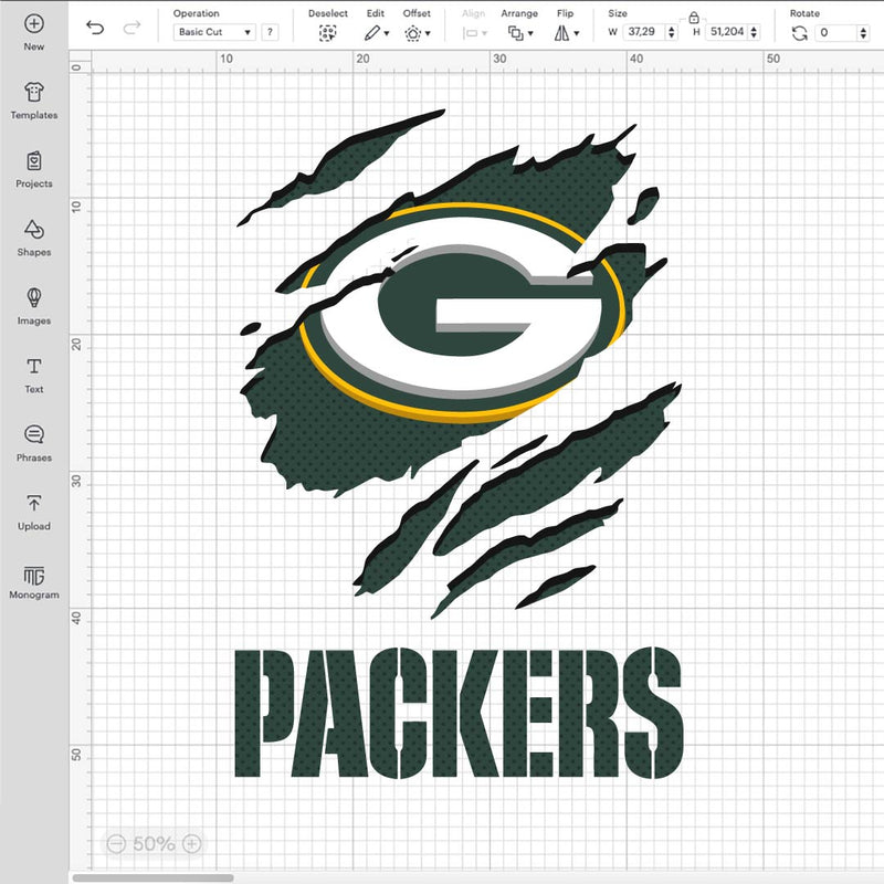 Green Bay Packers Ripped Logo SVG, Packers PNG Logo, Packers SVG