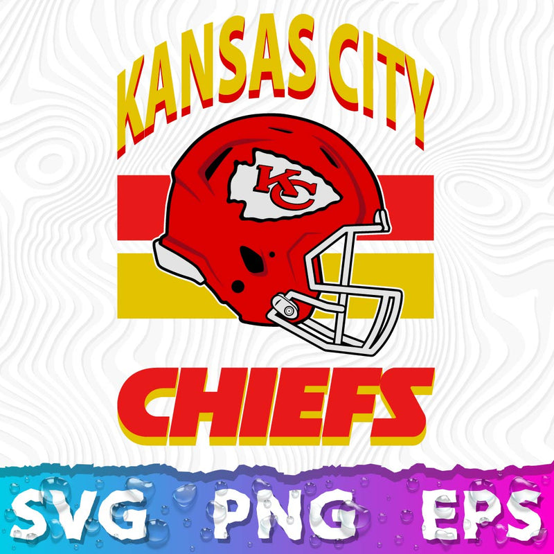 Chiefs Helmet Logo SVG, Helmet Logo Football, KC Chiefs Logo