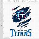 Tennessee Titans Ripped Logo SVG, Titans PNG Logo, Titans NFL Logo