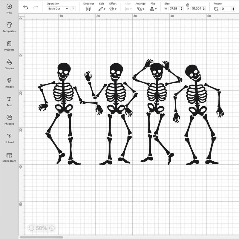 Dancing Skeleton SVG, Skull SVG, and Funny Halloween Graphics for Spooky and Happy Halloween Designs