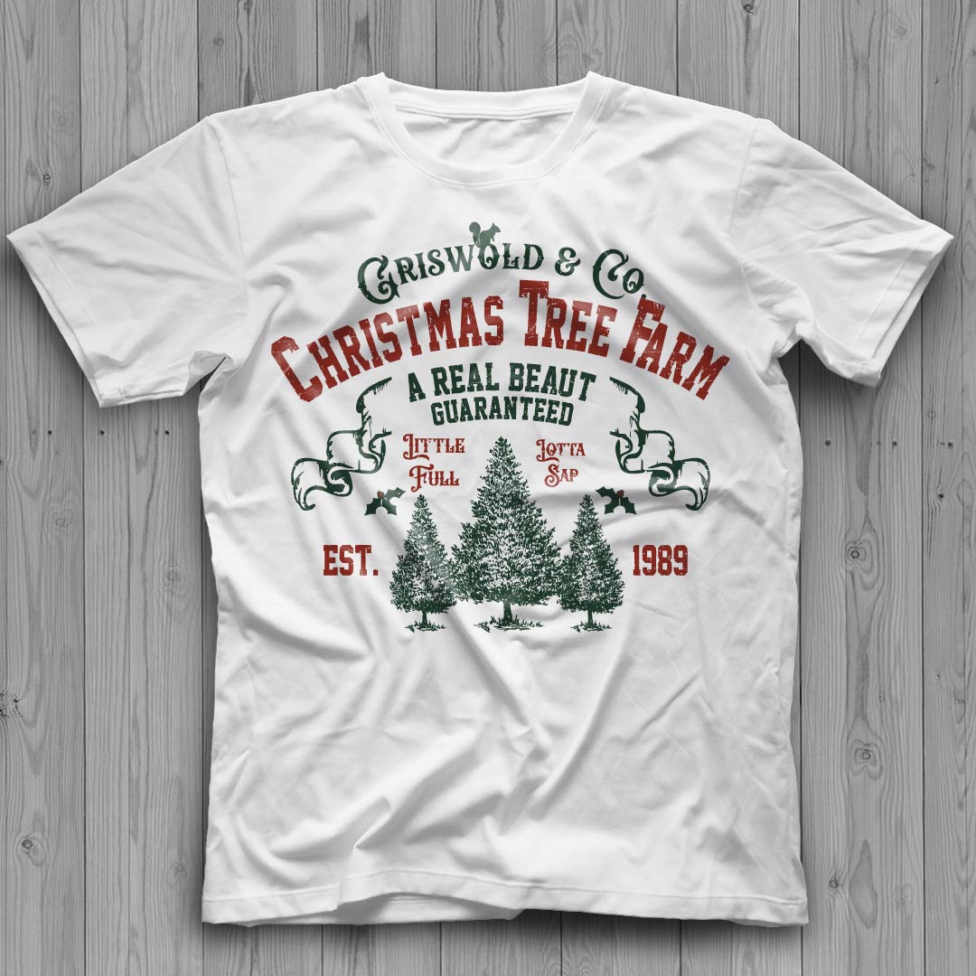 Christmas Tree Farm SVG, Griswold Family Xmas, Family PNG Clipart, Merry Christmas PNG Transparent, Griswold SVG