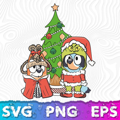 Bingo And Bluey SVG, Bluey PNG, Bingo Bluey Clipart, Bluey PNG Transparent, SVG Bluey